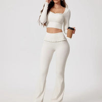Legging Évasé Taille Haute Sculptante - Eva | Yogaova