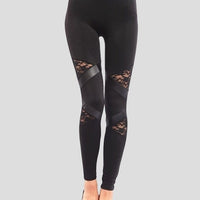 Legging Fantaisie Dentelle | Yogaova