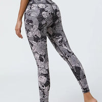 Legging Fitness Motifs Artistiques Noir et Blanc | Yogaova