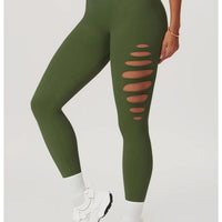 Legging Fitness Push Up Premium Ajouré Sans Couture | Yogaova