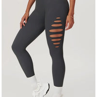 Legging Fitness Push Up Premium Ajouré Sans Couture | Yogaova