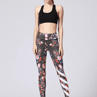 Legging Fleuri Sport | Yogaova
