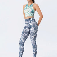 Legging Floral Taille Haute | Yogaova