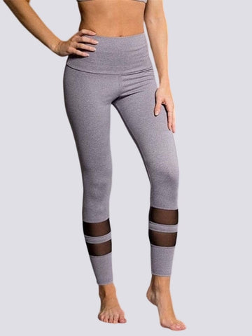 Legging Gris Taille Haute | Yogaova