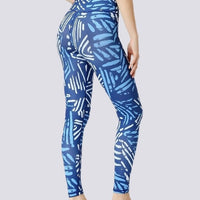 Legging Imprimé Bleu et Blanc - Sport | Yogaova
