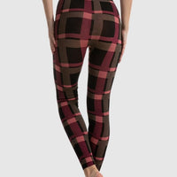 Legging Imprimé Carreaux | Yogaova