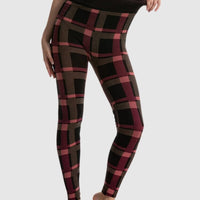 Legging Imprimé Carreaux | Yogaova