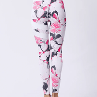 Legging Imprimé Fleuri Taille Haute | Yogaova