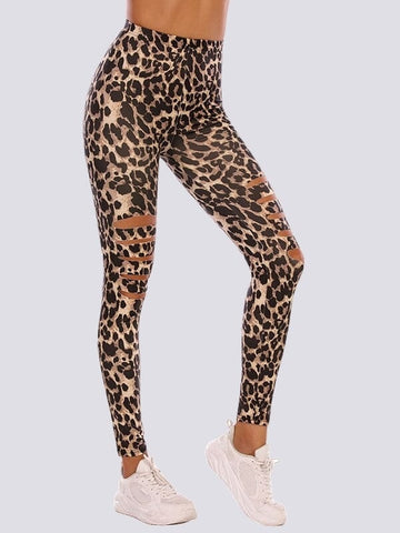 Legging Léopard Troué | Yogaova