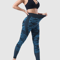 Legging Militaire Taille Haute Sans Couture | Yogaova