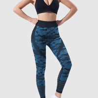 Legging Militaire Taille Haute Sans Couture | Yogaova
