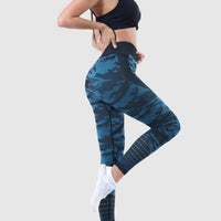 Legging Militaire Taille Haute Sans Couture | Yogaova