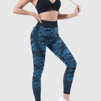 Legging Militaire Taille Haute Sans Couture | Yogaova