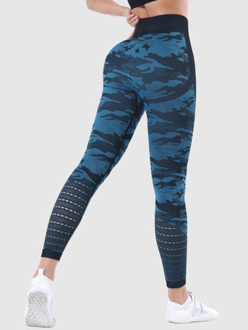 Legging Militaire Taille Haute Sans Couture | Yogaova