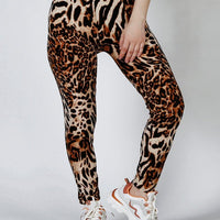 Legging Motif Léopard | Yogaova