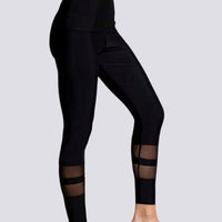 Legging Noir Taille Haute | Yogaova