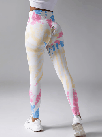 Legging Push Up Tie-Dye Arc-en-Ciel | Yogaova