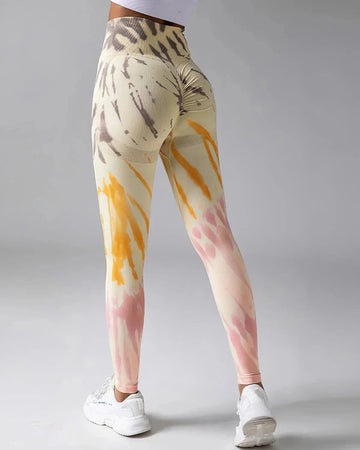 Legging Push Up Tie-Dye Multicolore | Yogaova