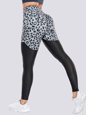 Legging Respirant Sport Sans Couture Push Up - Léopard | Yogaova