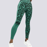 Legging Sans Couture Push Up Sport - Léopard | Yogaova