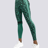 Legging Sans Couture Push Up Sport - Léopard | Yogaova