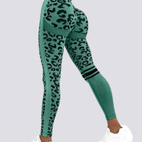 Legging Sans Couture Push Up Sport - Léopard | Yogaova