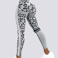 Legging Sans Couture Push Up Sport - Léopard | Yogaova