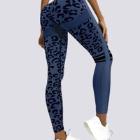 Legging Sans Couture Push Up Sport - Léopard | Yogaova