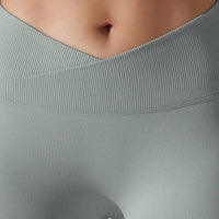 Legging Sculptant Taille Croisée | Yogaova