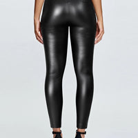 Legging Simili Cuir Affinant | Yogaova