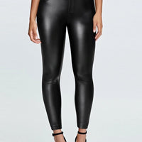 Legging Simili Cuir Affinant | Yogaova