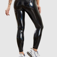 Legging Simili Cuir Aspect Pétrole - Nelya | Yogaova