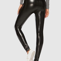 Legging Simili Cuir Brillant | Yogaova