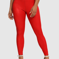 Legging Simili Cuir Galbant Push Up | Yogaova