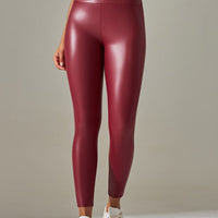 Legging Simili Cuir Sculptant | Yogaova