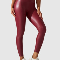Legging Simili Cuir Sculptant | Yogaova
