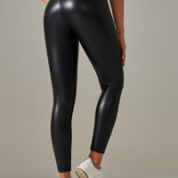 Legging Simili Cuir Sculptant | Yogaova