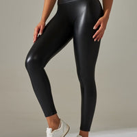 Legging Simili Cuir Sculptant | Yogaova
