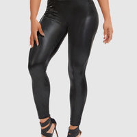 Legging Simili Cuir Serpent | Yogaova