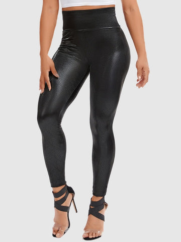 Legging Simili Cuir Serpent | Yogaova