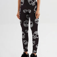 Legging Skull Têtes de Mort | Yogaova