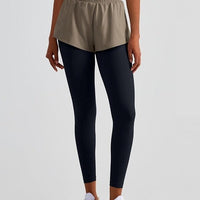 Legging Sport 2 en 1 avec Short, Poche | Yogaova