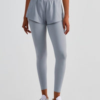 Legging Sport 2 en 1 avec Short, Poche | Yogaova