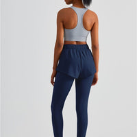 Legging Sport 2 en 1 avec Short, Poche | Yogaova