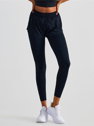 Legging Sport 2 en 1 avec Short, Poche | Yogaova
