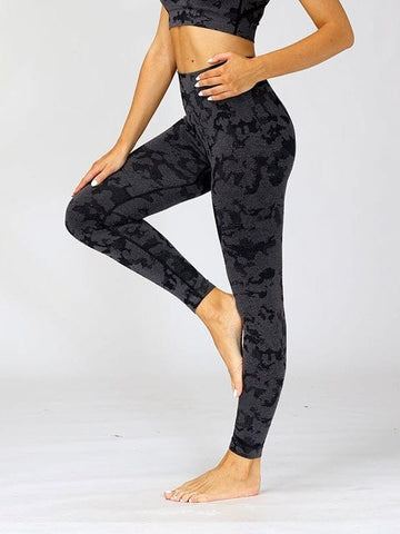 Legging Sport Camouflage Sans Couture | Yogaova
