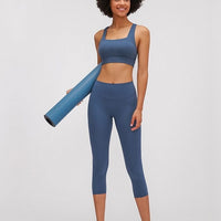 Legging Sport Capri Taille Haute | Yogaova