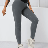 Legging Sport Ceinture Croisée - Elixy | Yogaova