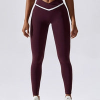 Legging Sport Ceinture Croisée Sans Couture | Yogaova