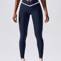 Legging Sport Ceinture Croisée Sans Couture | Yogaova